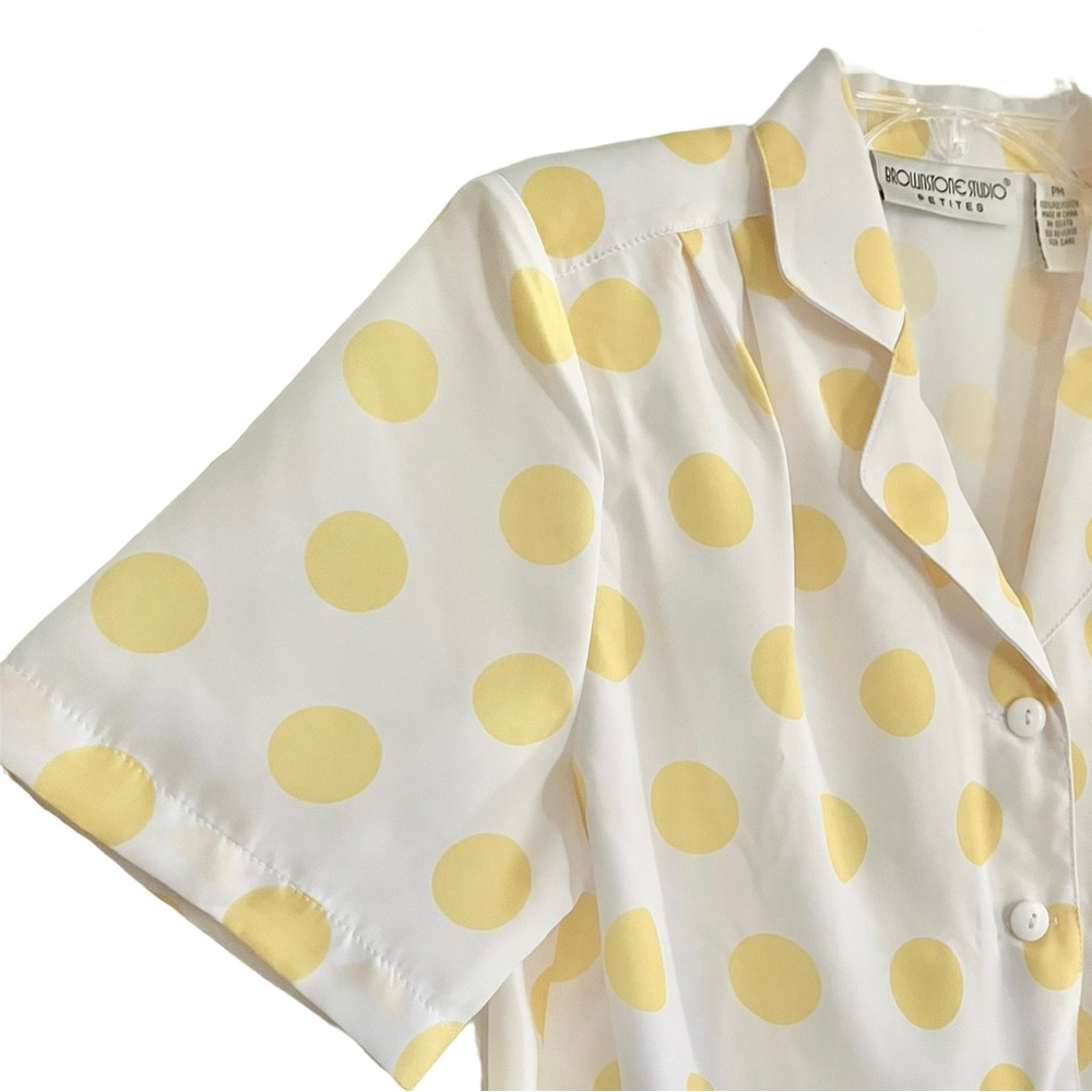 Polka Dot 50s Top Back To The Future Sock-Hop Grease Spring Costume Perfect NWOT